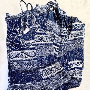 Blue Patterned Dress